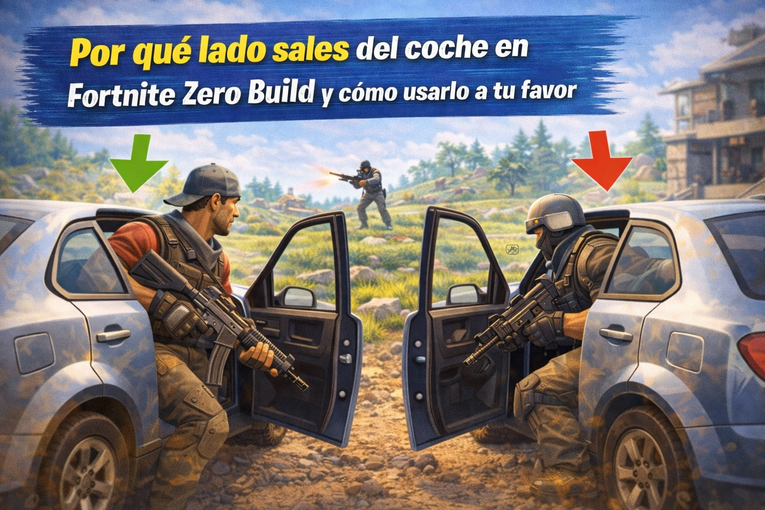 lado de entrada en coche