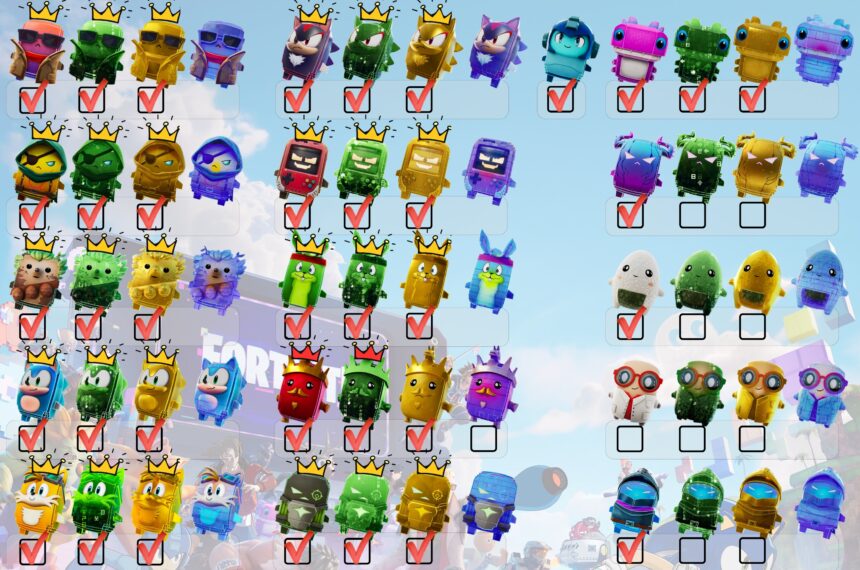 fortnite sprite checklist